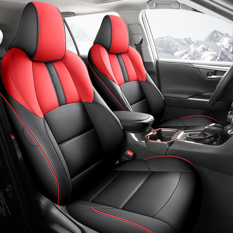 Easy Maintenance Car Seat Cover For Toyota CHR 2019-2024 Luxury Interior Upgrade Protecting Seat Cushion Leather Accessories