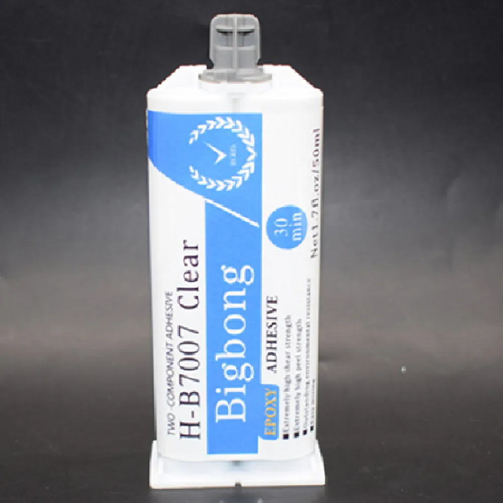 5 Stück Epoxidharz 1:1 Transparente Klebstoffe 50ml 2-Komponenten-Epoxidharze Klare AB-Kleber für Holz Metall Kunststoff Glas Keramik Beton Verbindung – Detail 8