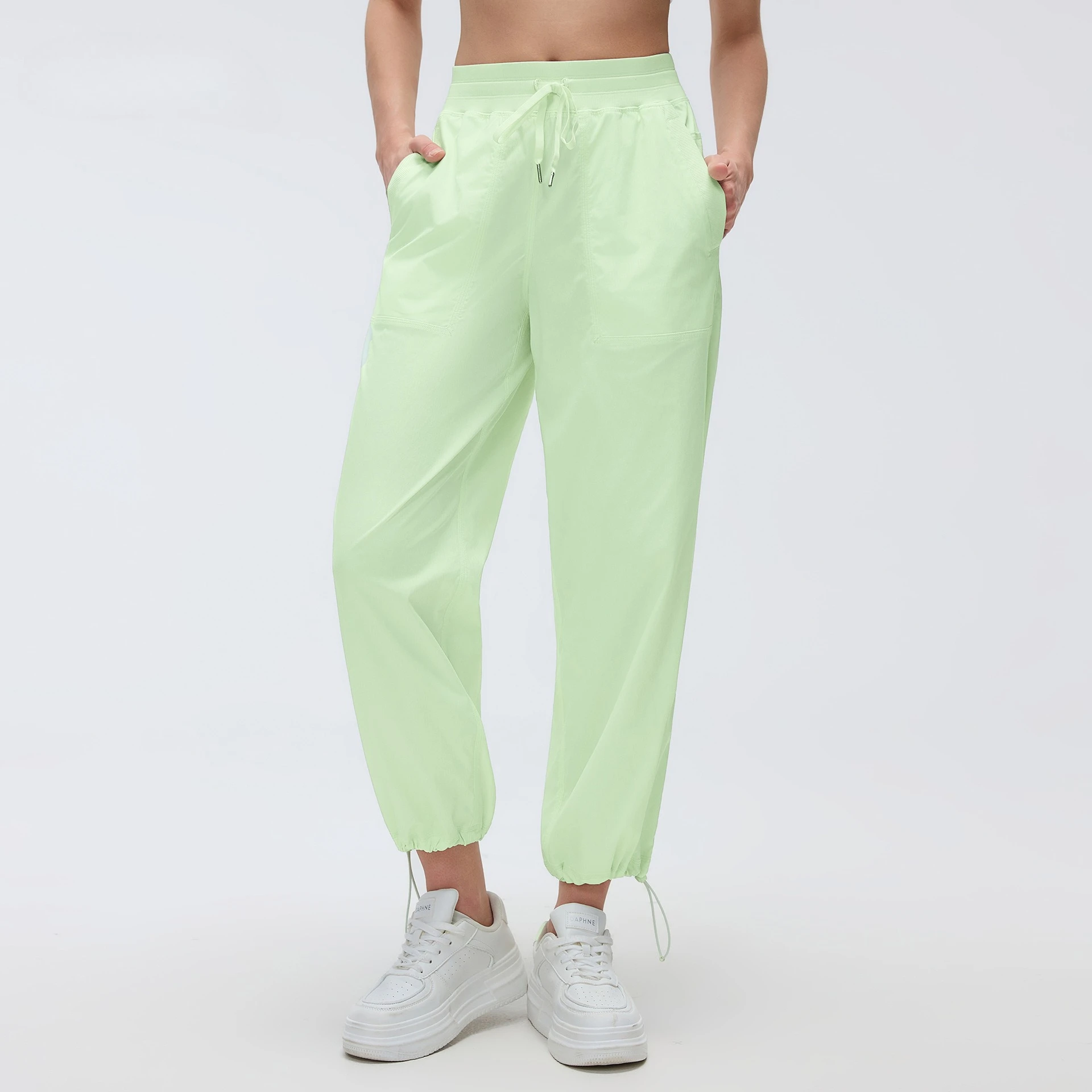 Custom LOGO women's casual sweatpants light and quick-drying loose versatile leggings high-waisted running fitness pants