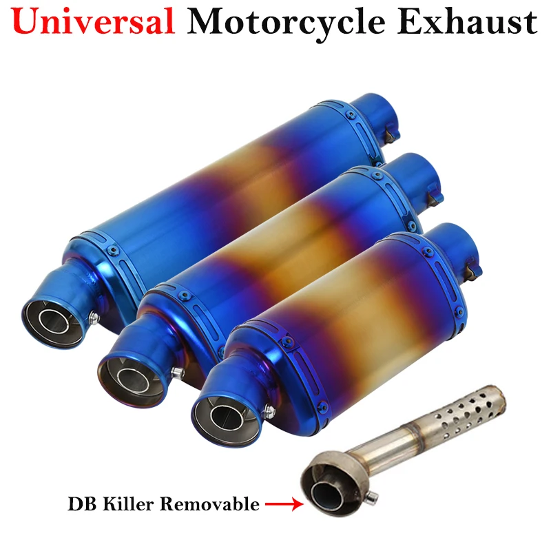 

38-51 мм универсальный мотоциклетный выхлопной глушитель съемный DB Killer Moto Pipe мотоцикл 100cc-1000cc ATV GP скутер