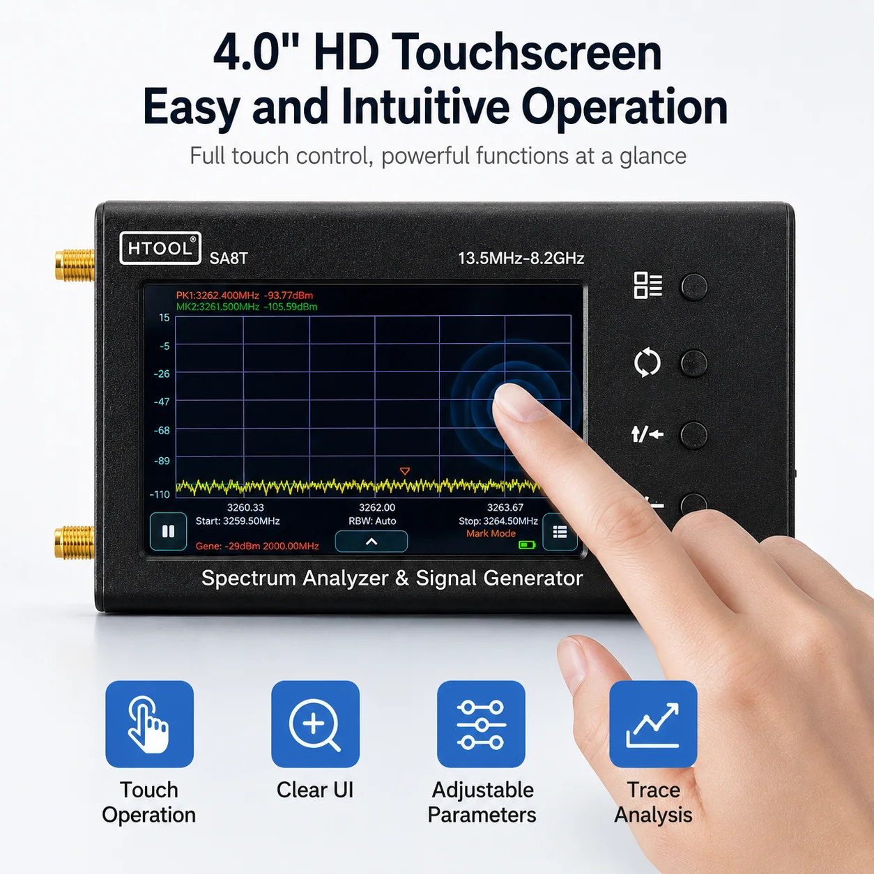 Portable Spectrum Analyzer and - Signal Generator Spectrum Analyzer recension och pris