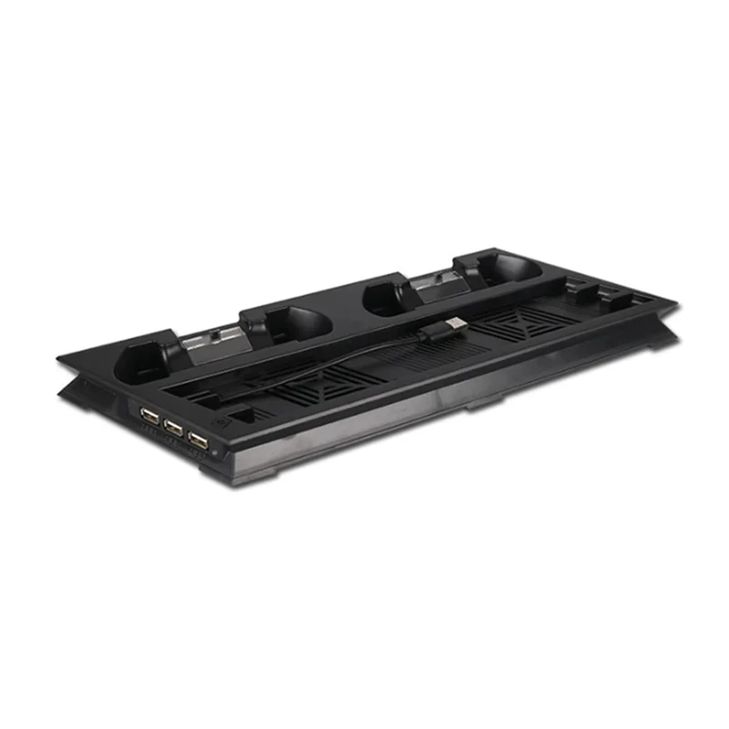 ABGN Cooling ขาตั้งแนวตั้ง 2 Charger แท่นชาร์จสถานี 2 Cooler พัดลม 3 HUB สําหรับ PS 4 Pro อุปกรณ์เสริม