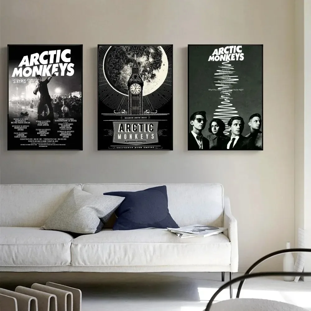 Rock Band Arctic Monkeys Posters Canvas Painting for Living Art Home Room Decoration Wall Decor Picture