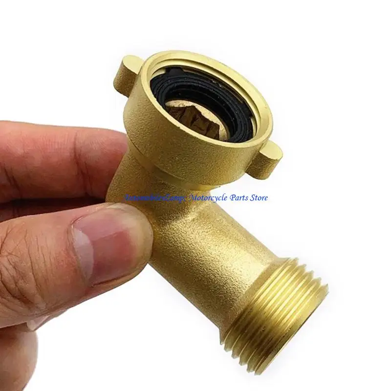 H7BD 90 Degree Hose Elbow Eliminates Stress Strain On RV Water Fittings Garden Connector Quick Adapter