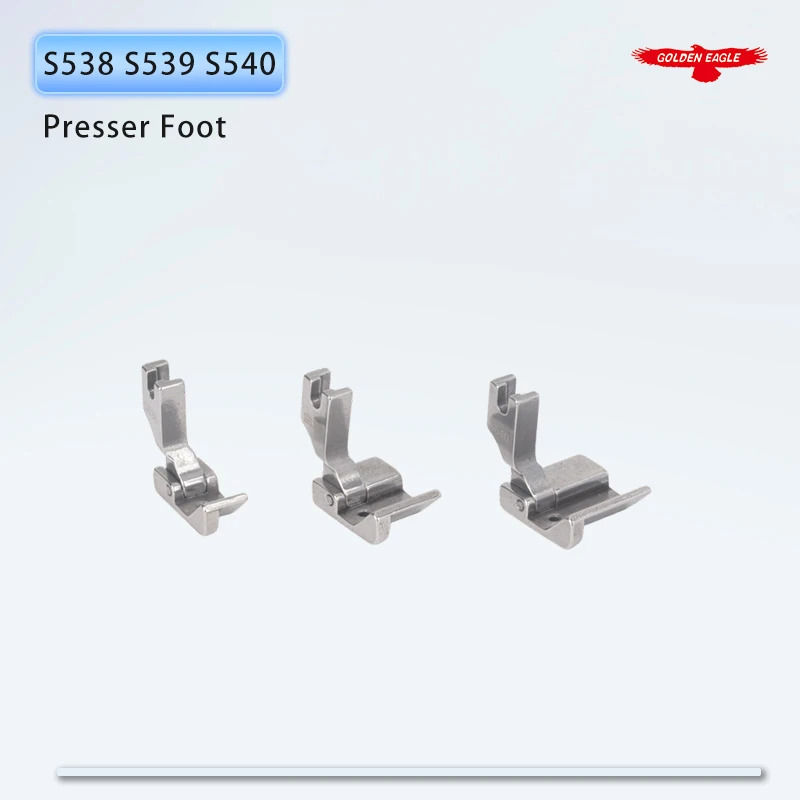 S538 S539 S540 Edge Guide Hemming Feet For 1-Needle Industrial Lockstitch Sewing Machine Parts 3 PCS/Lot