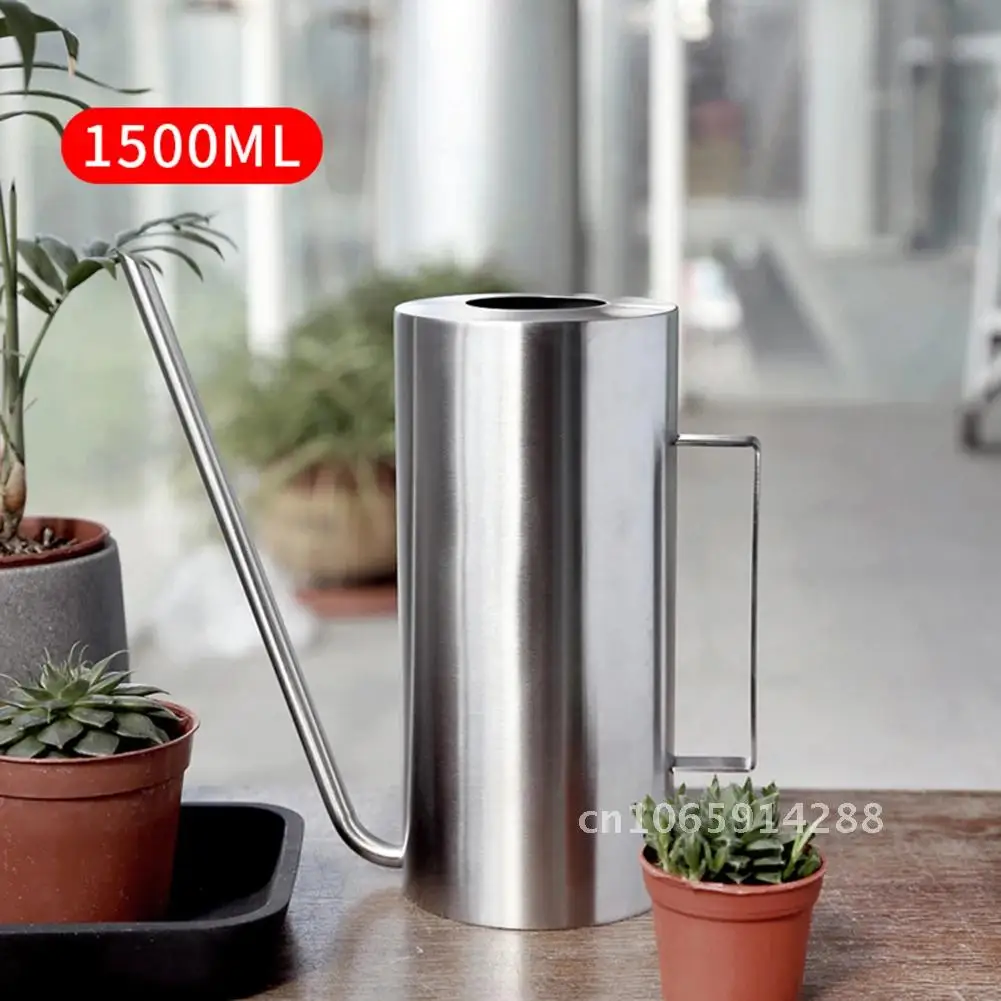 Stainless Steel Watering Can Bonsai Garden Plants Water Pot Sprinkling Tool Spout Plant Indoor With Long Mouth