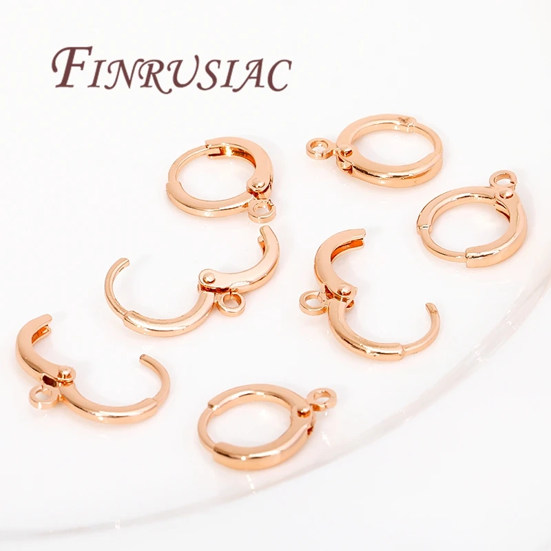 10pcs Hypoallergenic Earring Hooks,Gold Plated Earrings,Earwires,Fasteners Earring,DIY Jewelry Making Accessories image 6
