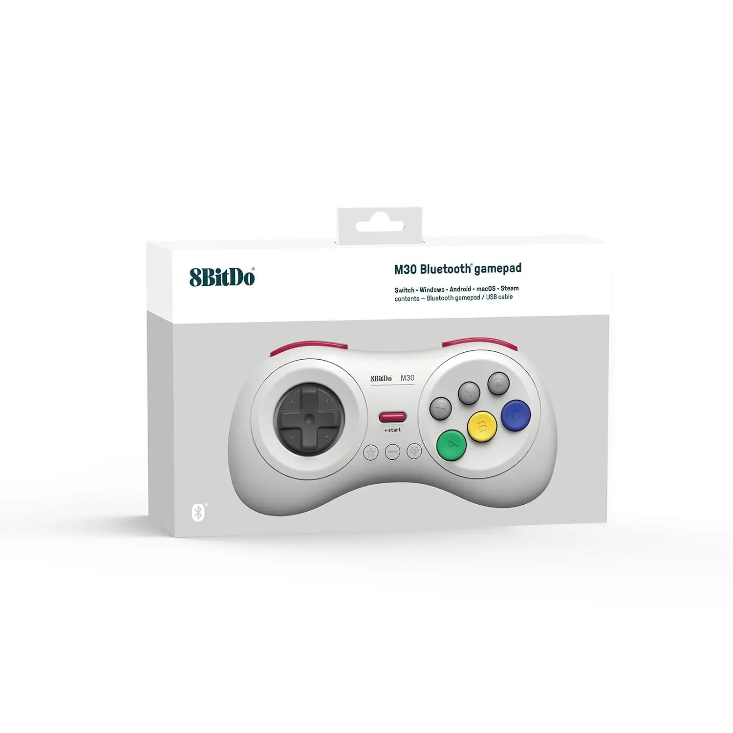 8BitDo M30 Bluetooth Gamepad Kontroler do gier w stylu MD dla Nintendo Switch PC MacOS Android Raspberry Pi Akcesoria do gier — zdjęcie produktu 6