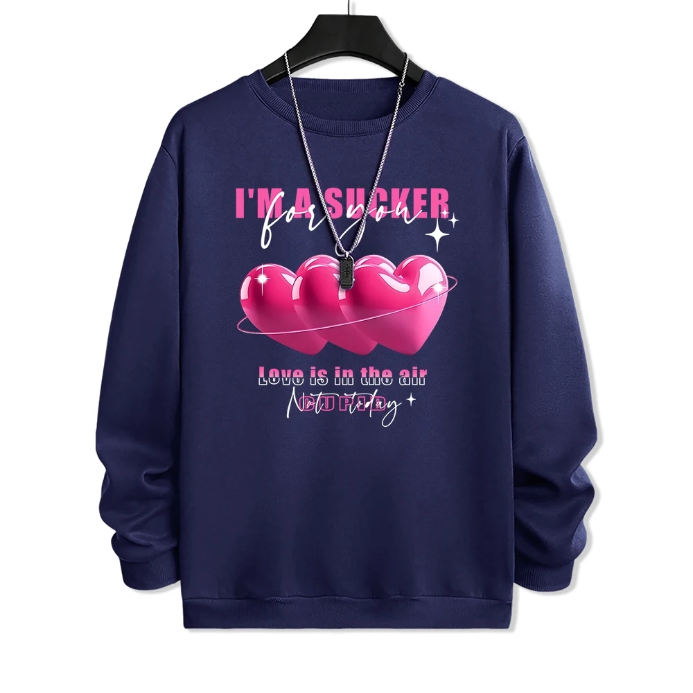 I'M A Sucker Love Is In The Air Cupid Hoody Mens Fashion Warm Sweatshirt Street High Quality Clothes Vintage Fleece Streetwear