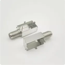 Caja de blindaje electromagnético, 10 piezas, conector coaxial if 2414F con cabeza de tornillo de pulgada, protector de metal