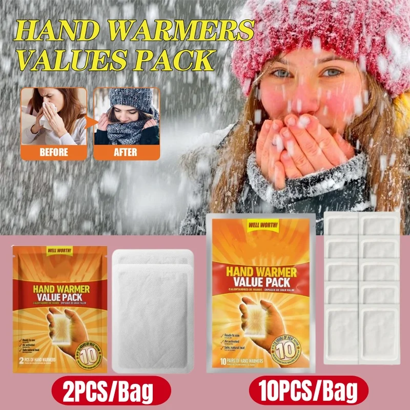 2-10PCS Warm Sticker For Preventing Cold, Keeping Warm In Autumn And Winter For 10 Hours, Warming Body Patch Disposable