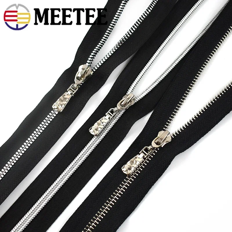 10/20Pcs Zipper Puller Head for 5# Nylon Metal Resin Zips Bag Pocket Zippers Slider Repair Kits Replacement Sewing Accessories
