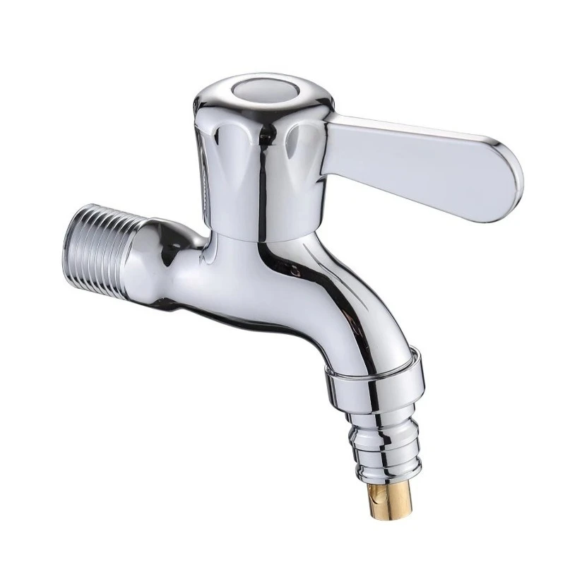 

Ultra-short Washing Machine Faucet, Anti-fall and Leakage Professional Automatic Water Stop Valve 4 Points for Household Use