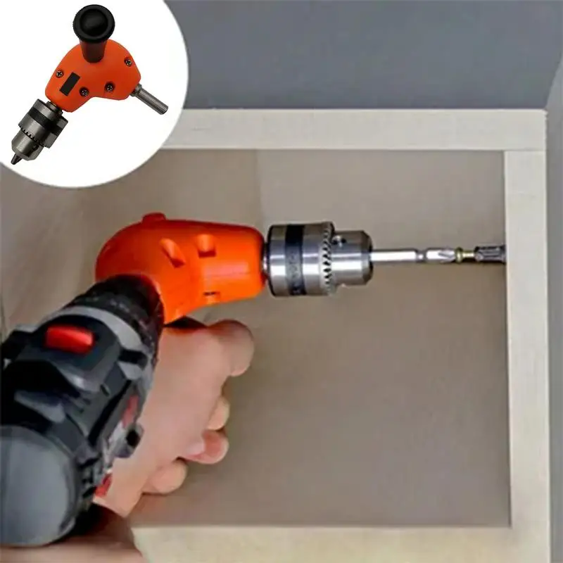 

Right Angle Drill Attachment 90 Degree Angle Drill Attachment Drilling Corner Device Narrow Space Repair Tool For Tight Spaces