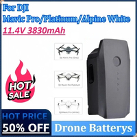 11.4V 3830mAh 3S Flight LiPo Drone Battery for DJI Mavic Pro/Platinum/Alpine White Quadcopter RC Drone Intelligent Spare Battery