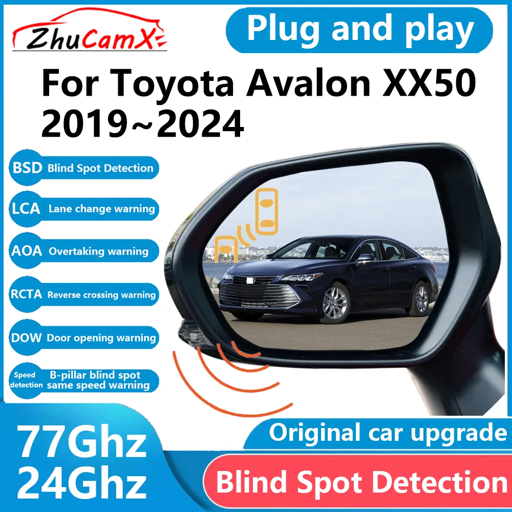 

ZhuCamX for Toyota Avalon XX50 2019~2024 BSD Blind Spot Detection Sensor Radar Driving Warning Assistance System Plug and Play