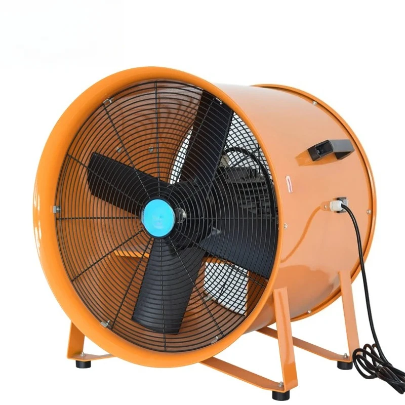 Portable axial flow fan 18 inch industrial pipe exhaust ventilation fan