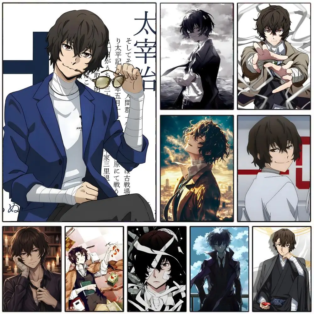 Literary Figure O-Osamu Dazai Poster Wall Art Print Decorative Mural Home Decor Gift Unframed