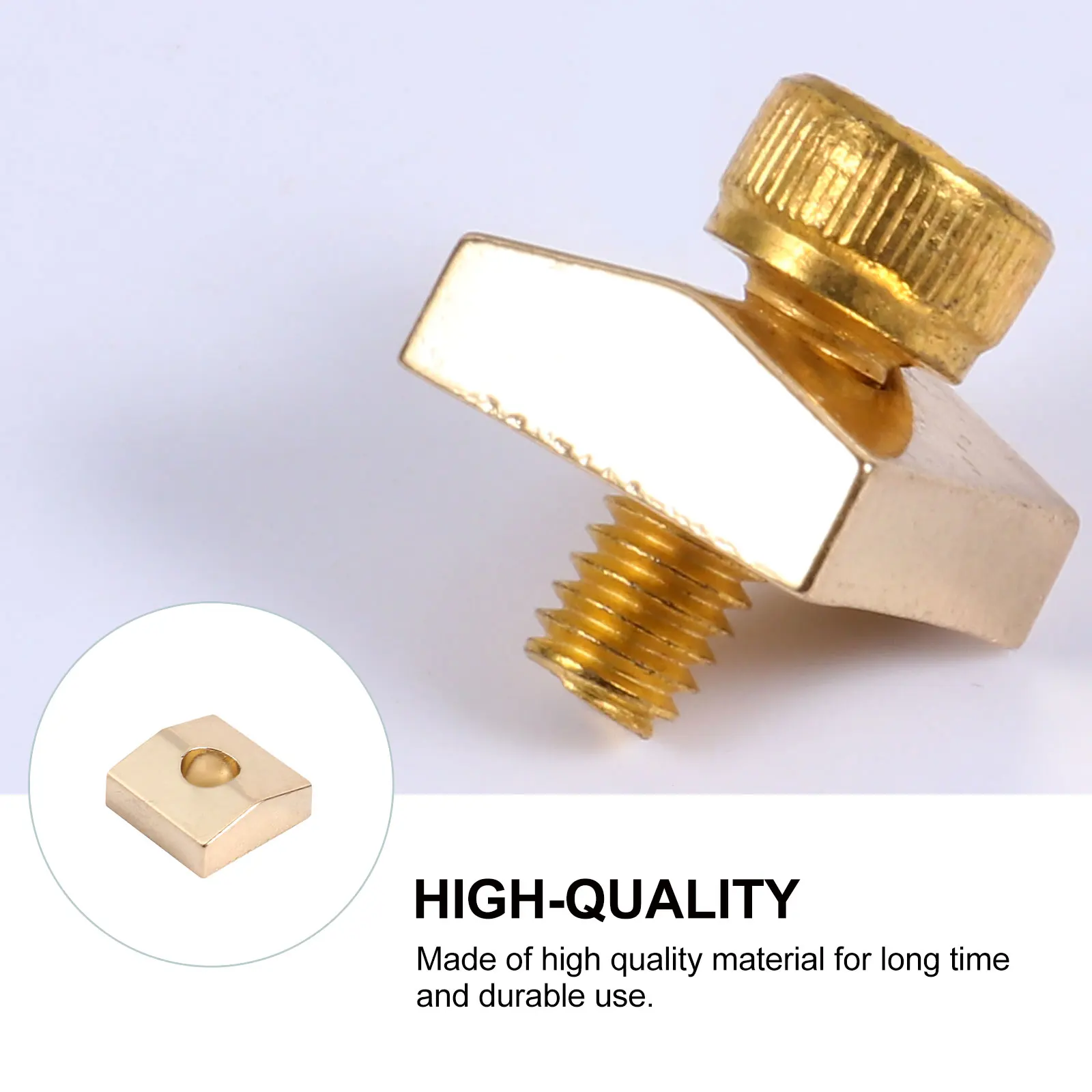 

2 set Electric Guitar String Lock Set Iron Zinc Alloy For Tremolo Bridge Replacement Korean Style Metal Nut Clamps Guitar