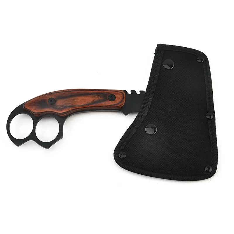 Kapak Mini Multifungsi Stainless Steel Portabel EDC untuk Kemah, Memotong Kayu, Survival, dan Taktis