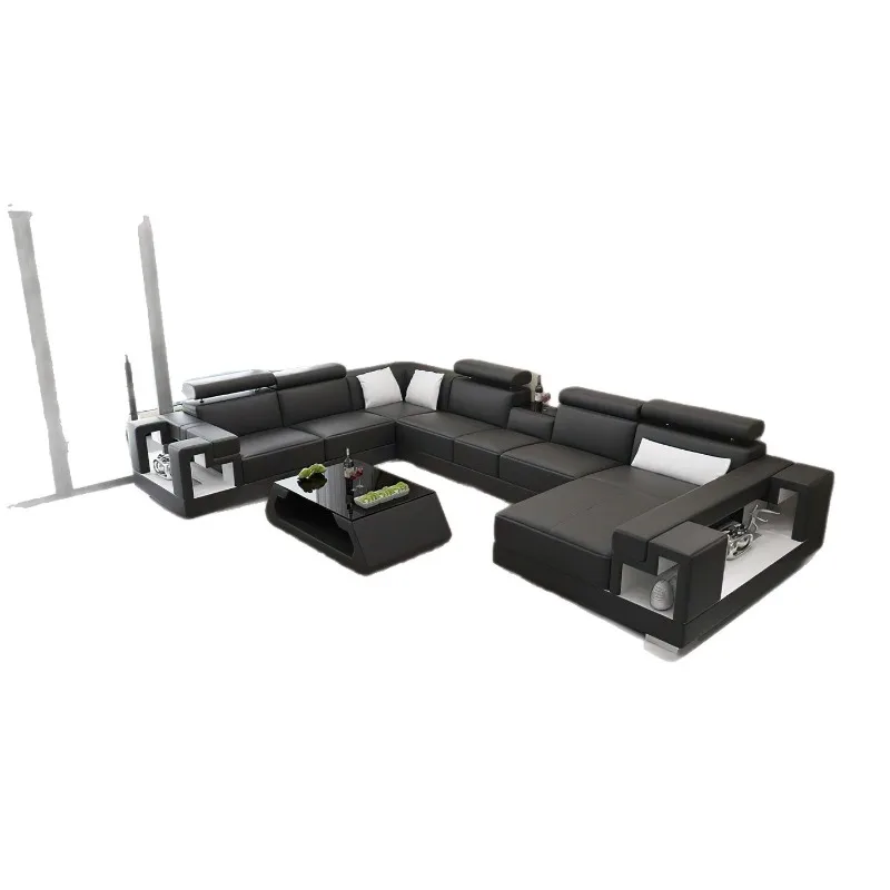 Modern simple light luxury functional sofa multi-functional living room sofa