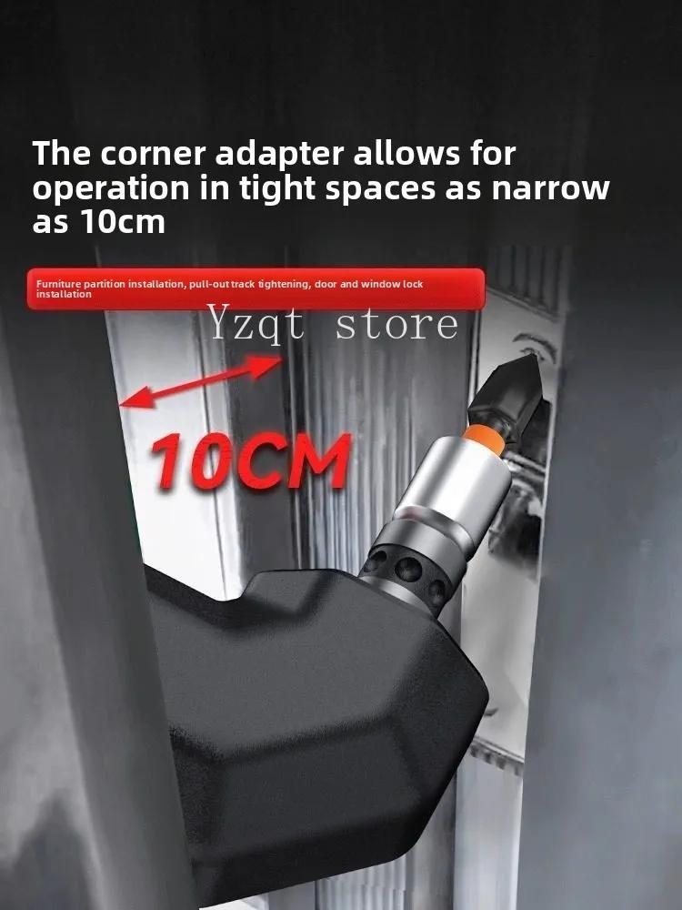 Multi-head Drill Lithium Battery Brushless Hand Drill Quick Change Chuck Electric Screwdriver Tool Multi-function