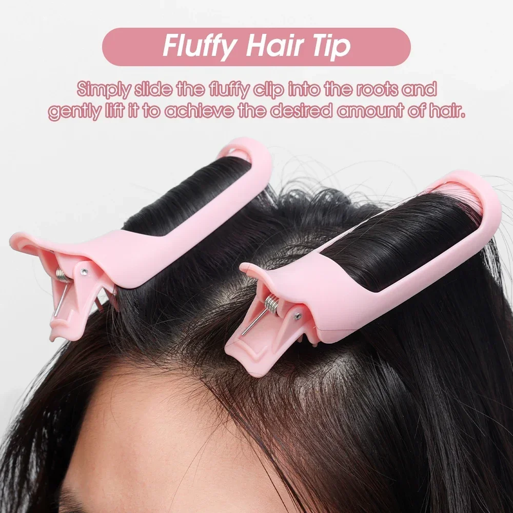 Fashion Fluffy Hairpin Curling Bangs Clips Hair Roots Volumizing Hair Clips Women Curling Fixed Shape Clips Volume Hair Roller