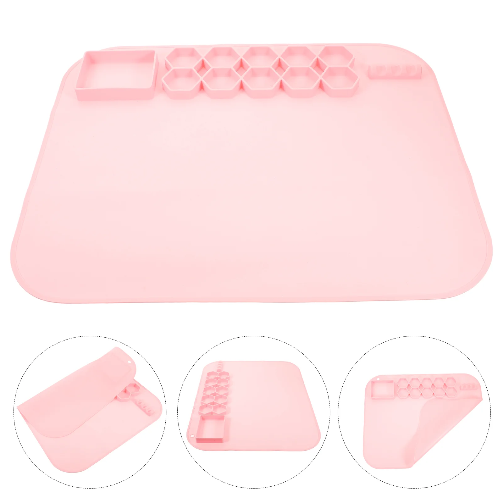 Silicone Drawing Mat Handmade Beading Pastry Rolling Pan Kitchen Paint Erasable