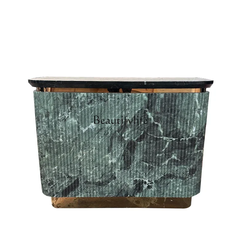 

yj9 Hotel front desk sales department reception marble company club checkout page customization