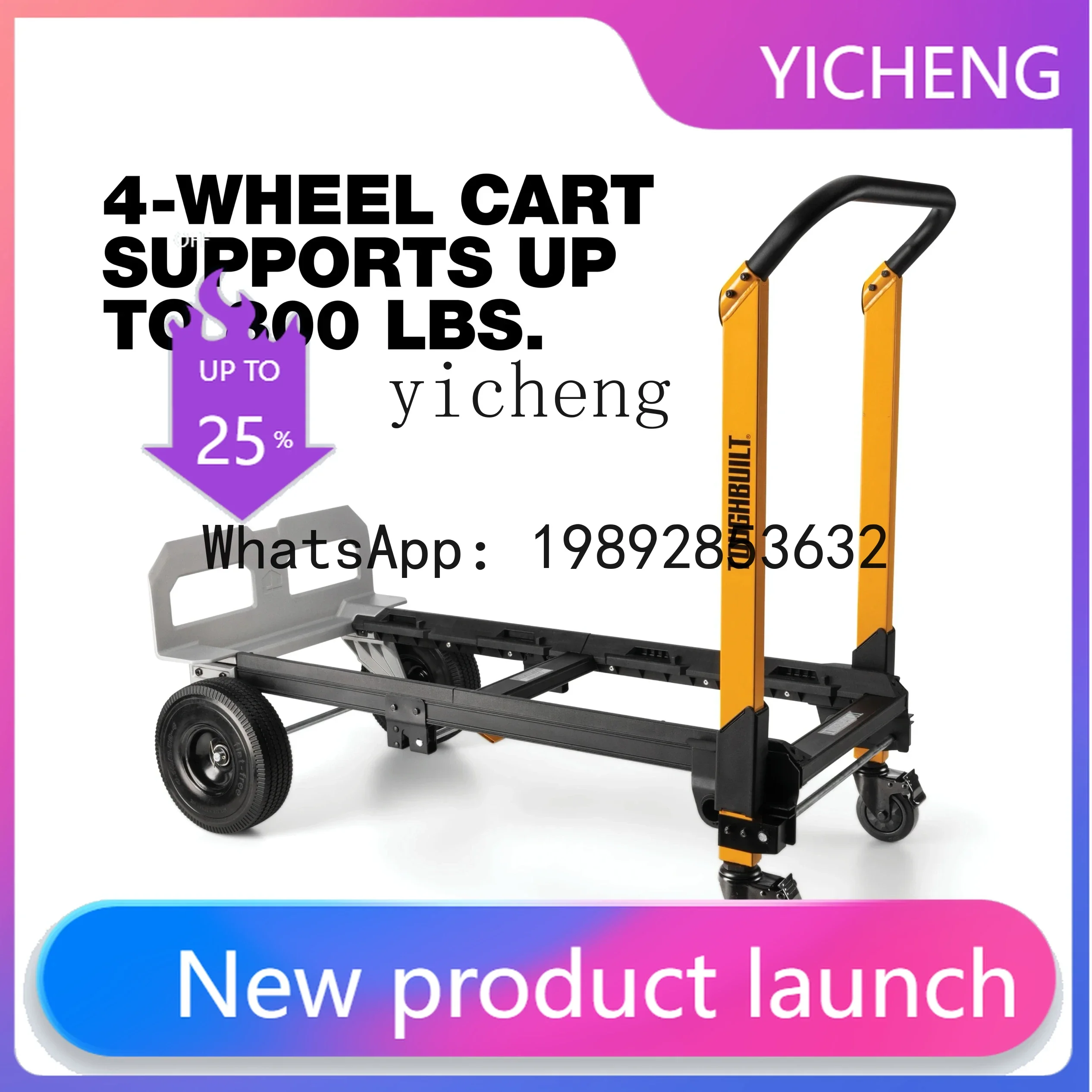 

new two-in-one trolley forklift stacking box tool cart TB-B1-T-20