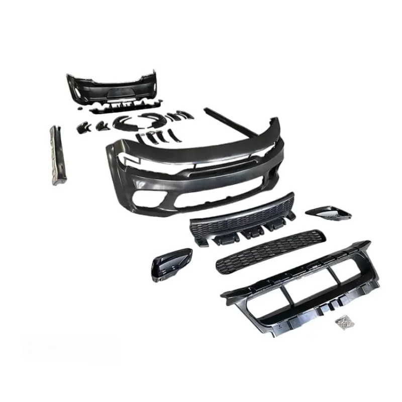 SRT Hellcat Facelift Widebody Full Body Kit Flares Front Rear Bumper Exterior Parts 2015‑2022