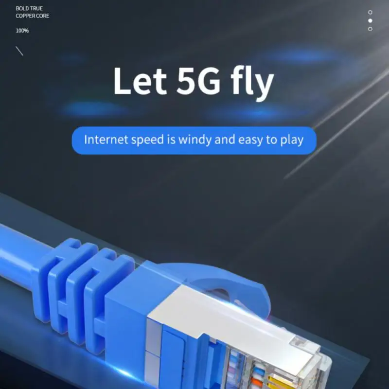 Compatible With Cat 5/5e/6 Network Cable High Speed Cat6 Lan Cable Blue High-quality Rj45 Network Patch Cable Cat6 Cable