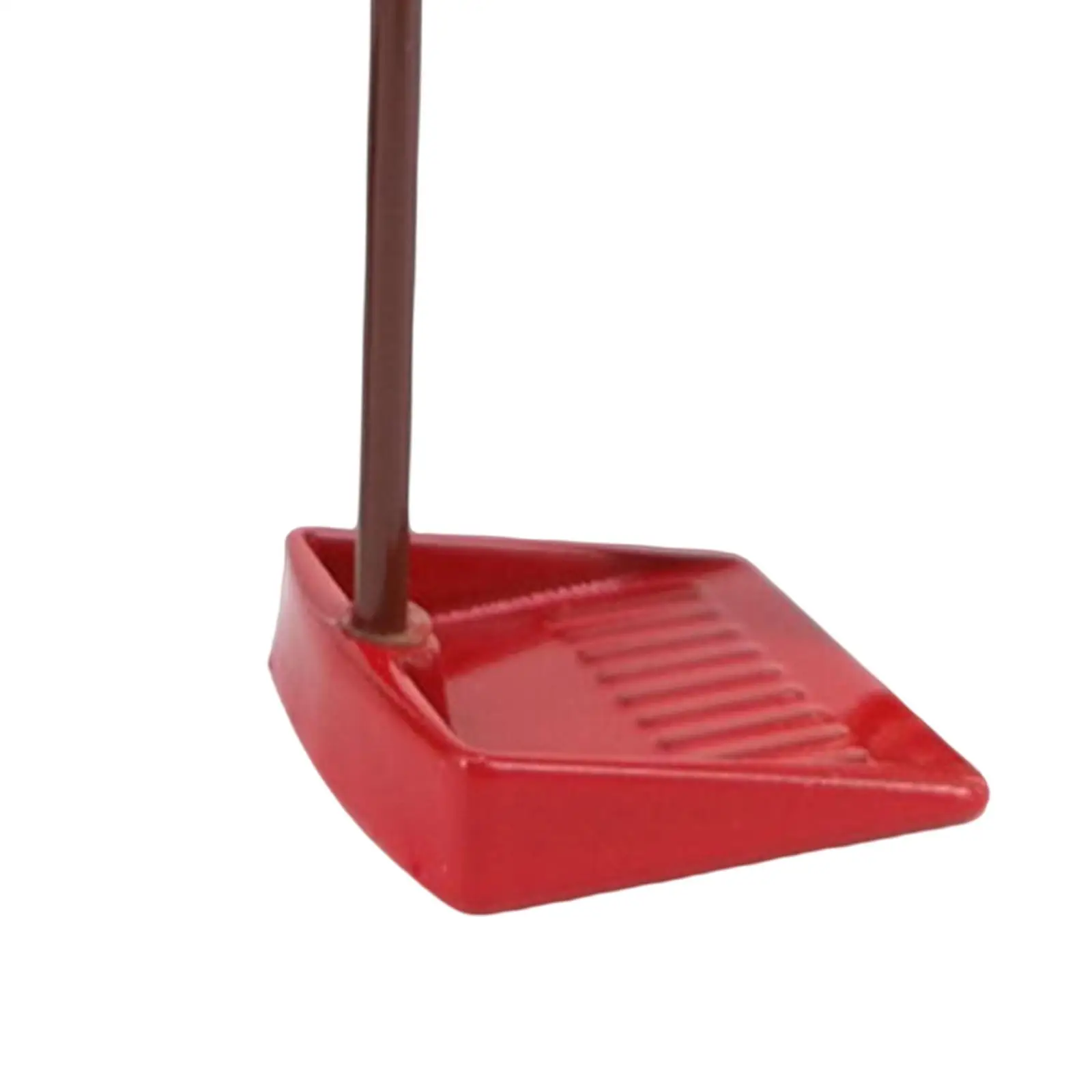 2 ชิ้น 1:12 สเกลตุ๊กตาจิ๋วไม้กวาดที่โกยผงเครื่องมือกวาดในครัวเรือน