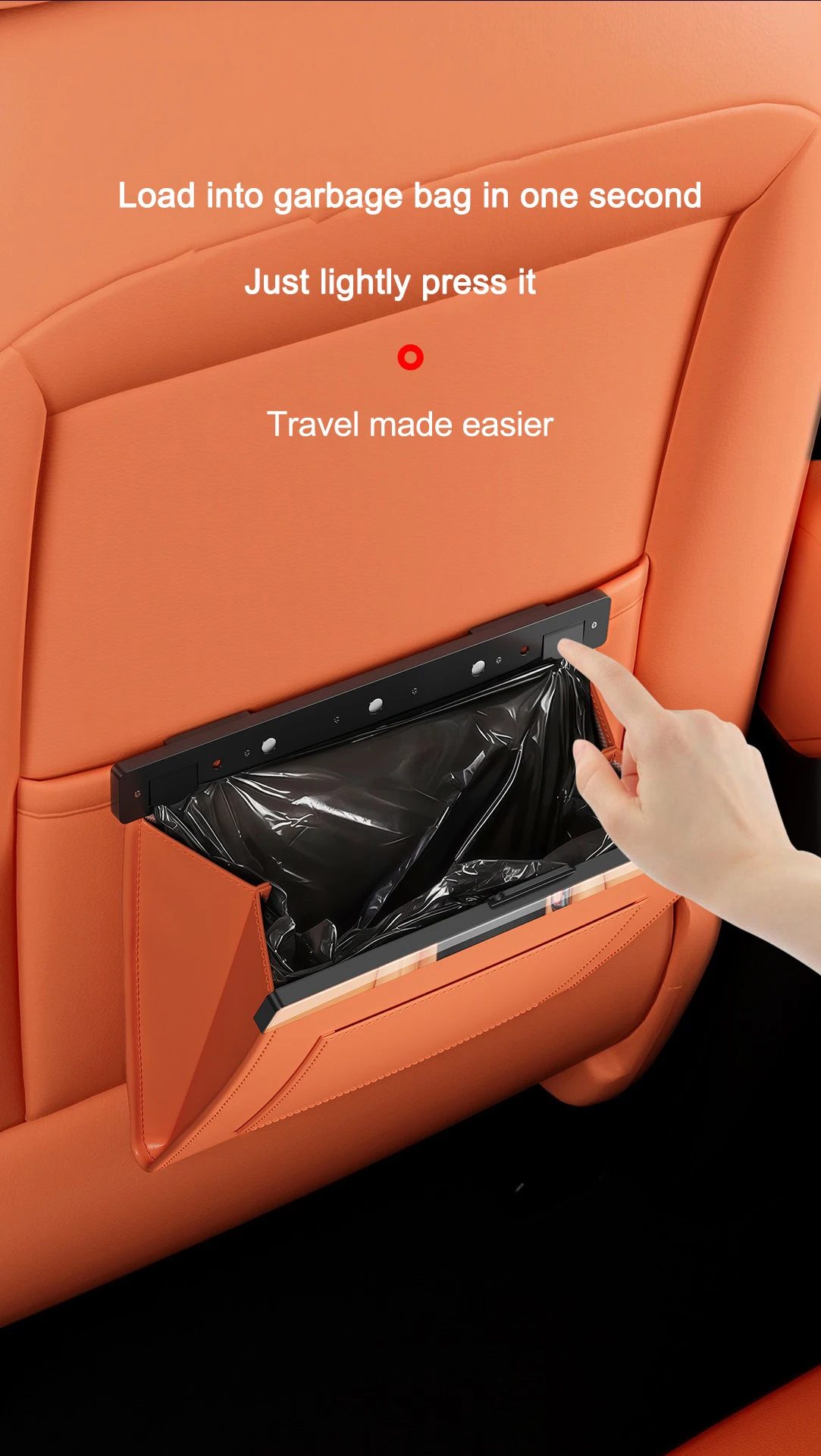 Premium Auto Afvalbak - Stevige en betrouwbare bevestigingsclip