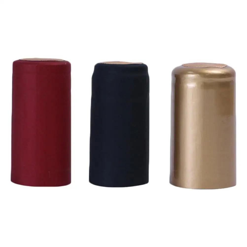 

200 pcs Heat Shrink Capsules PVC Plastic Bottle Tops Decorative Wrap Sealed Cover Homebrew Accessories