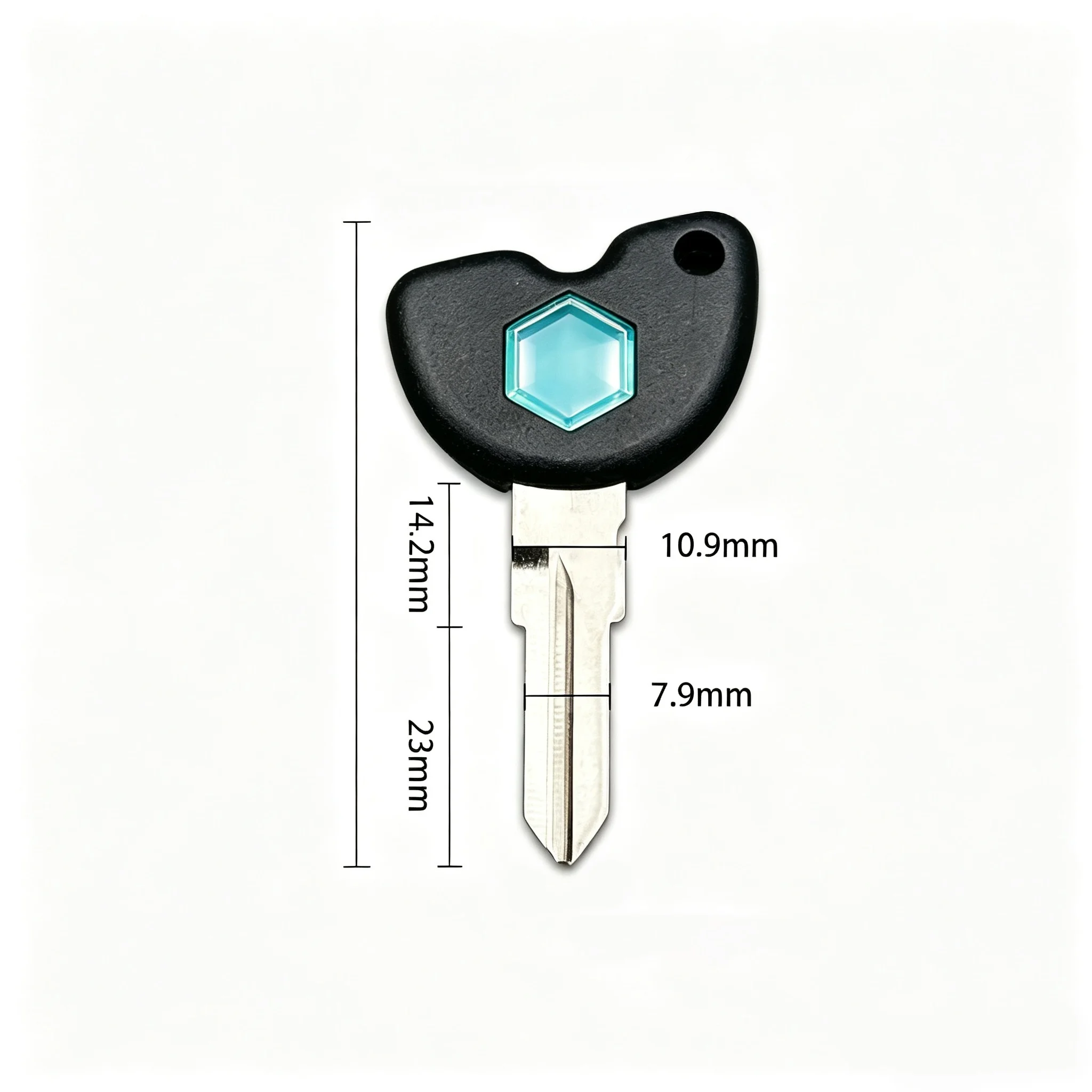 1Pcs/3Pcs llaves en blanco para motocicleta, llaves sin cortar de repuesto para Piaggio Medley 150 150S 150SE 2022-2023