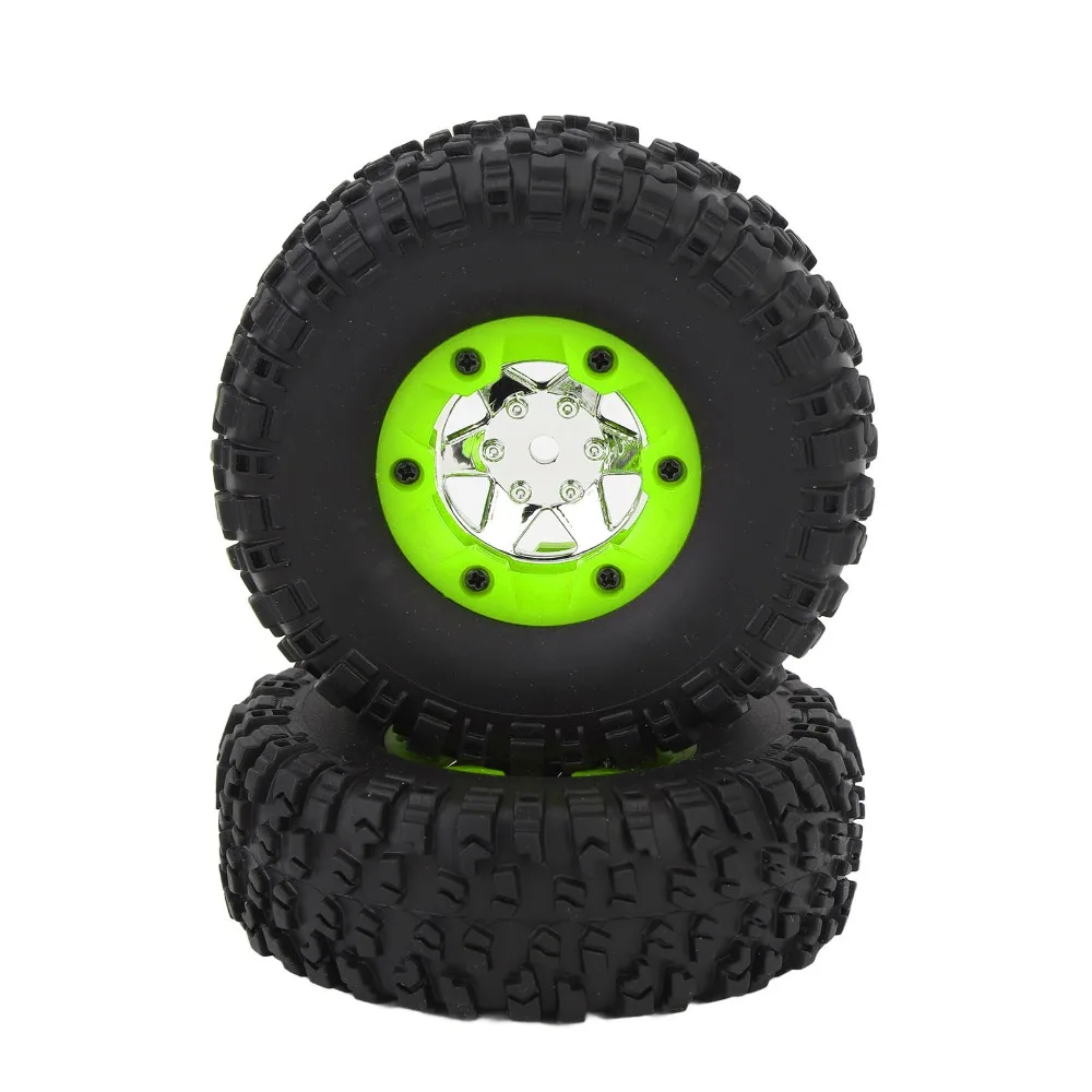 4Pcs Rubber Remote Control Car Tires Enhanced Grip Black Replacement RC Tires Parts for WLtoys 12428/12427/124006 RC Car