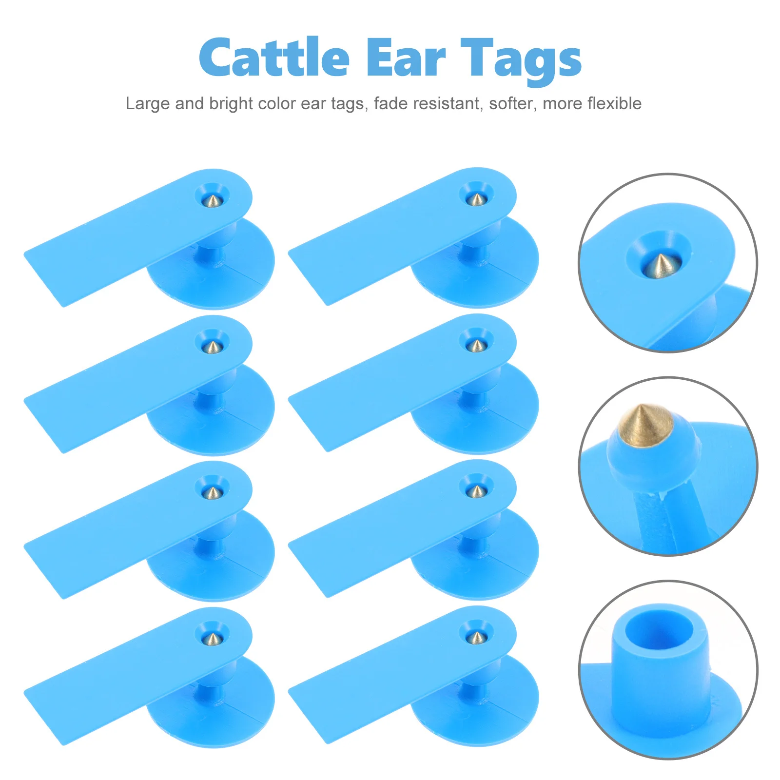 100 قطعة الأغنام الماعز خنزير فارغة معرف الحيوان البقرة الحيوان معرف العلامات علامة للماشية الأذن علامة مزرعة الماشية البيطرية الأذن العلامات