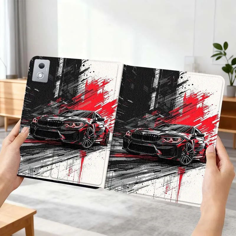 

Luxury Sports Car Art Pattern For Vivo Pad SE 11 5 3 2 Pro 12.3 13 12.1 11.5 Air IQOOPad Foldable Tablet Case Gift