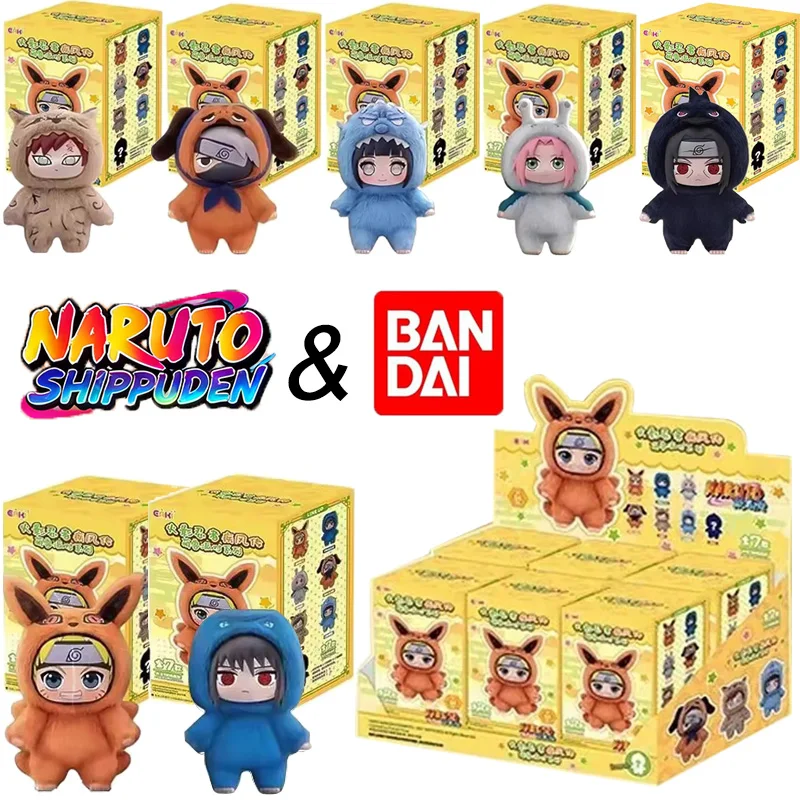 

Плюшевый брелок Bandai Naruto Mystery Box 2025 — декор для рабочего стола в стиле аниме, милый рождественский подарок для коллекционеров