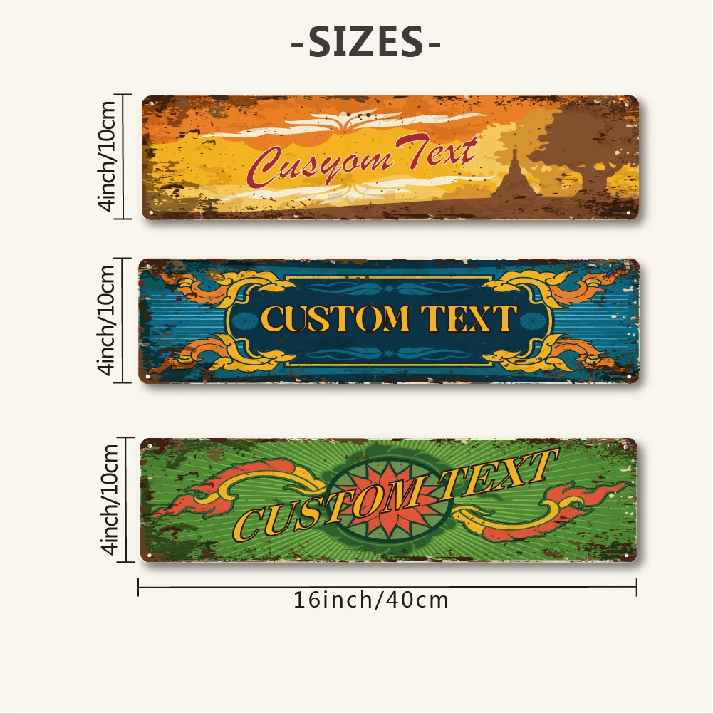 1 Custom Road Sign Wire drawing metal surface technology Outdoor signage for forest park Multi scene universal metal accessories