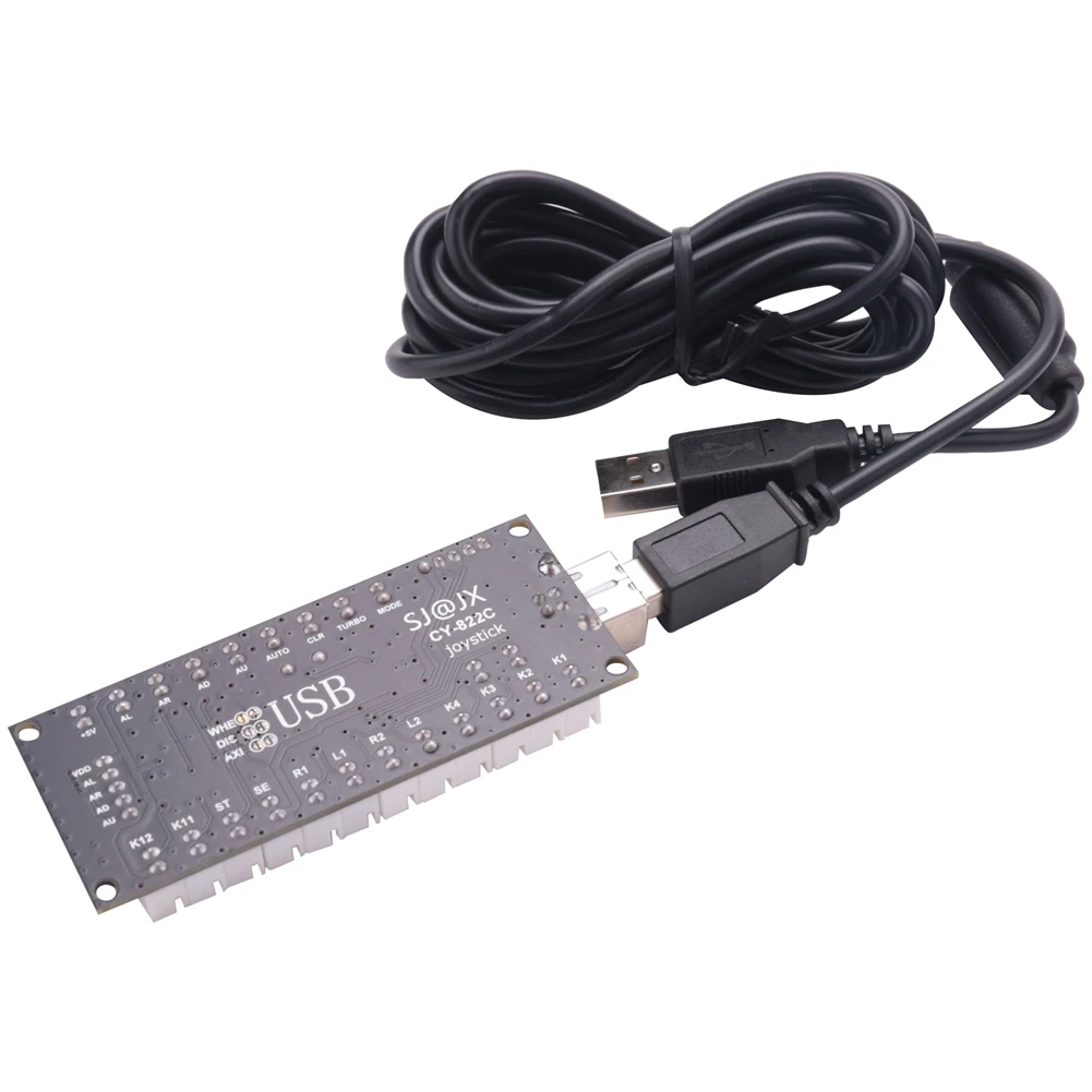 2X Zero Delay Arcade USB Encoder Pc To Joystick For Mame Jamma & Other Pc Fighting Games