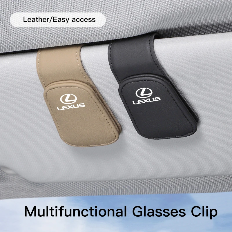 Car Glasses Clip Sunglasses Ticket Card Holder For Lexus RX330 IS250 Ct200h ES300h RX350 IS300h NX300h RX400h ES350 GS300 UX