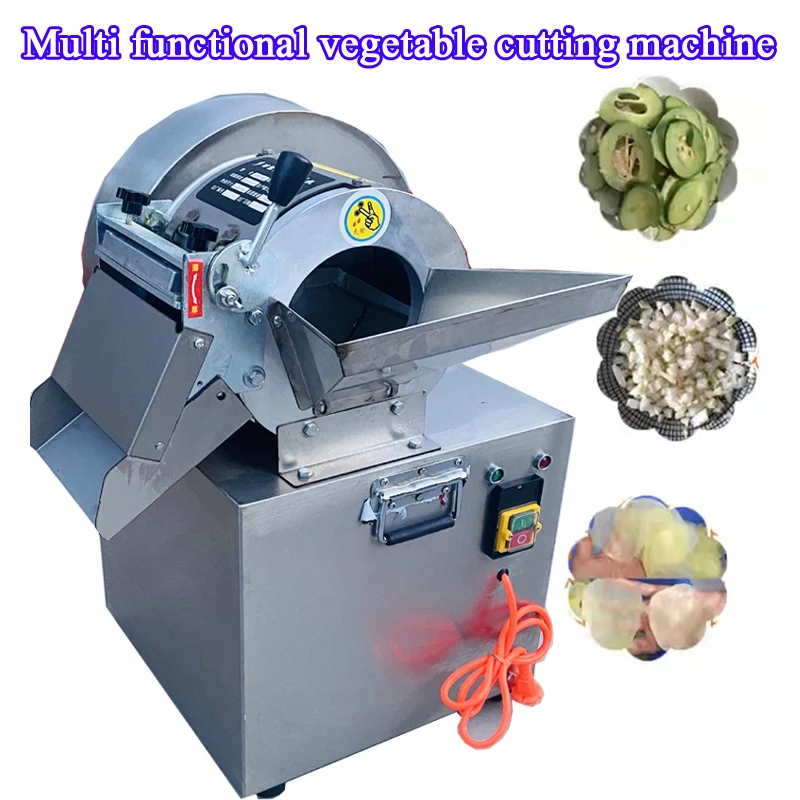 

Commercial Onion Potato Chips Slicer Slicing Machine Electric Cabbage Shredder Machine Vegetable Fruit Slicing