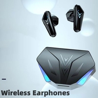 X15 TWS Gaming Earbuds Wireless Bluetooth Earphone with Mic Bass Audio Sound Positioning 9D Stereo Music HiFi Headset for Gamer