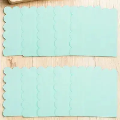 

Scalloped Edge Paper Napkins 3-Ply Disposable Dinner Party Supplies For Wedding Holiday Banquet Decorative Table Napkin