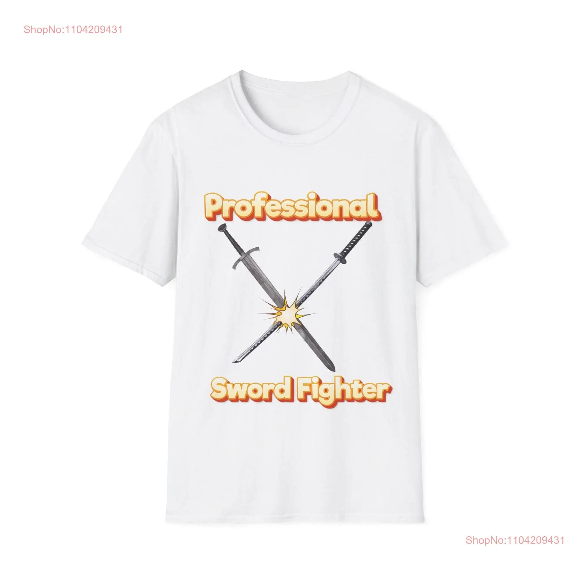 Sword Fighting T Shirt Meme Jokes long or short sleeves