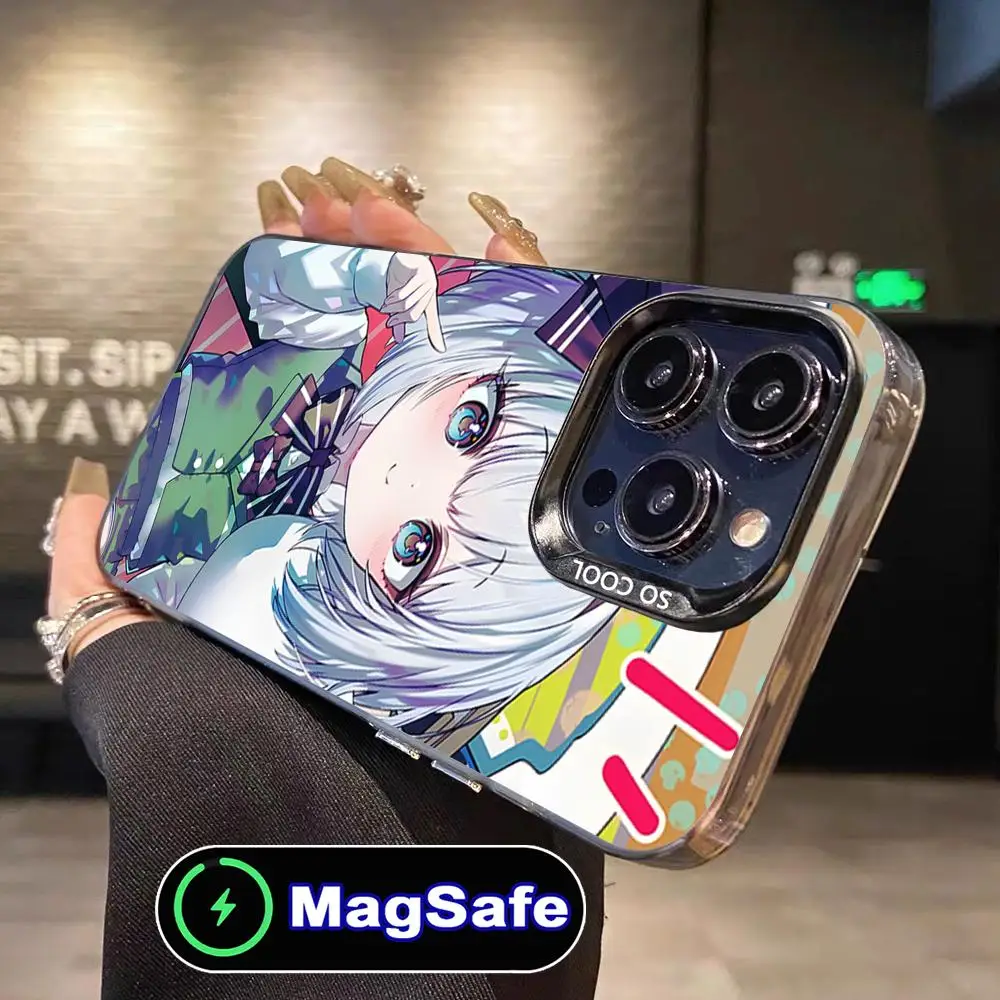 

Touhou Youmu Konpaku Mobile Phone Case for iPhone 17 16 15 14 13 12 11 Air Pro Max Plus MagSafe Translucent Colorful Cover Cover