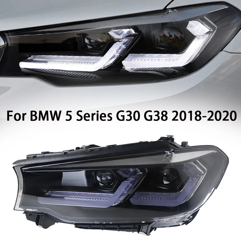 Car Lights For BMW 5 series G30  2018-2022 Headlights G38 Projector Headlight Laser Front Lamp DRL Turn Signal