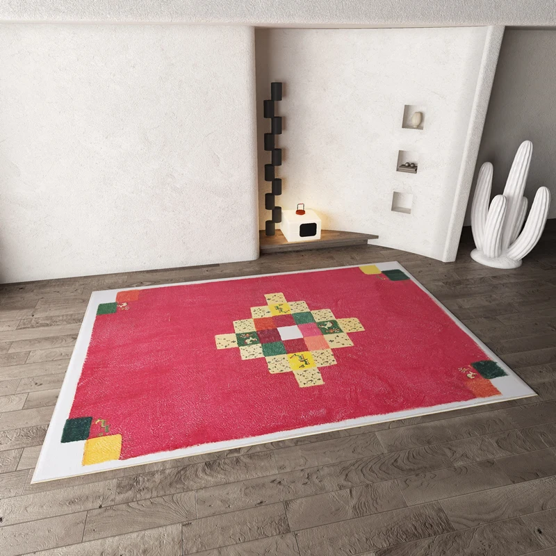 سجادة VIKAMA الأمريكية الرجعية الفنية، البدوي الفارسي، غرفة نوم على الطراز المغربي وغرفة المعيشة، سجادة كشمير سميكة طويلة